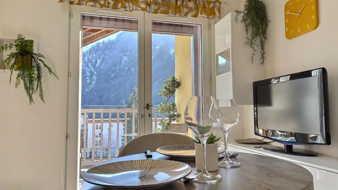 Yellow Home-By So'Serenityhome-Balcon Vue Montagne-Mezzanine Cluses Eksteriør billede