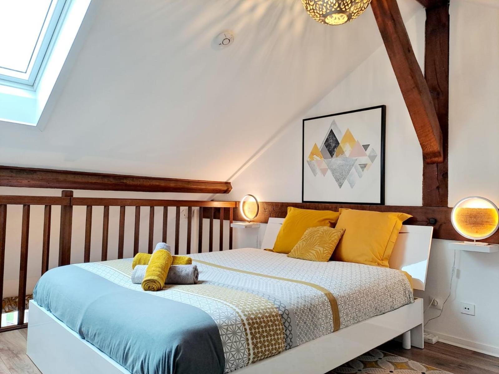 Yellow Home-By So'Serenityhome-Balcon Vue Montagne-Mezzanine Cluses Eksteriør billede