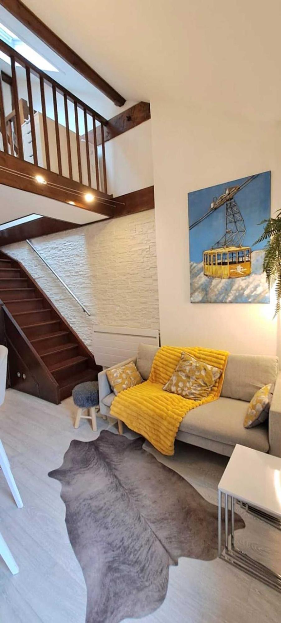 Yellow Home-By So'Serenityhome-Balcon Vue Montagne-Mezzanine Cluses Eksteriør billede